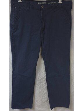 Signature Levi Strauss S67 Mens 40X30 Blue Stretch Athletic Fit Pants Jeans